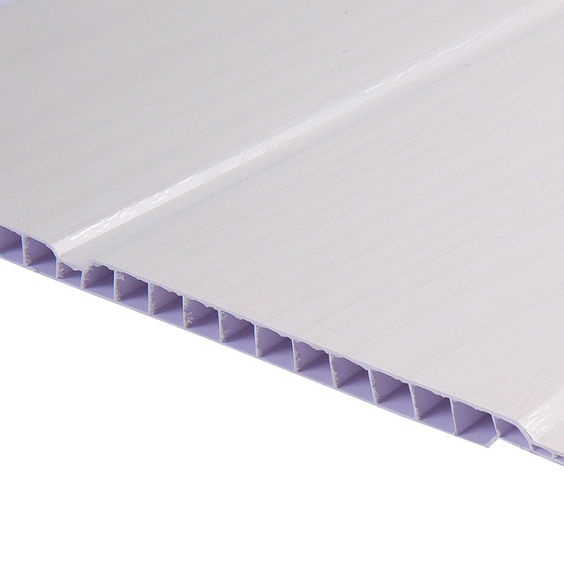 Lembar kelongsong dinding putih yang saling mengunci panel dinding pvc yxpvc208